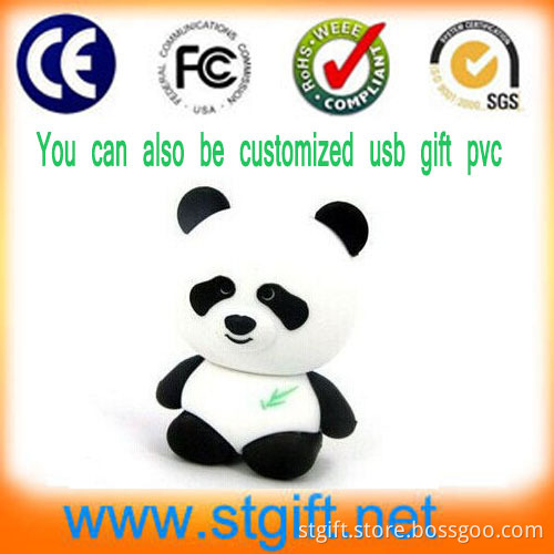 Cute Animal Christmas Gift China Panda Cartoon USB Stick